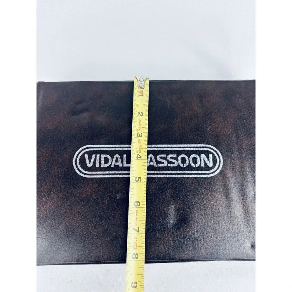 Vintage 1982 Vidal Sassoon Curling Iron w/ Attachments Case Tested Works Travel